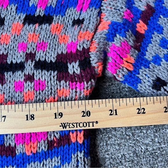 Allison Joy Chunky Knit Multi Color Sweater Small - Picture 9 of 9
